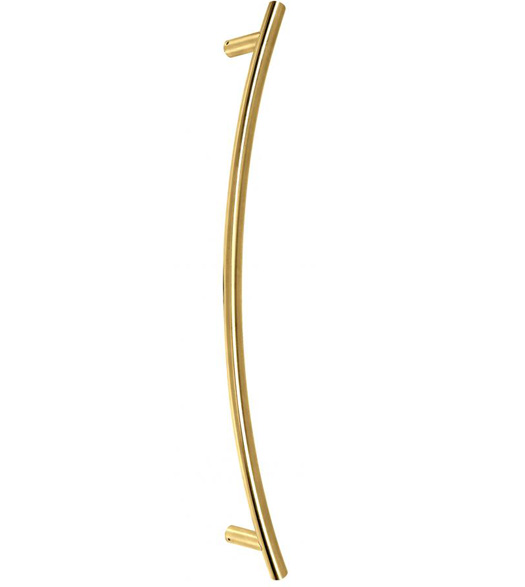 Brass Bighorn 100 Curved Door Pull