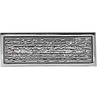 Brooks Hand Hammered Rectangular Door Pull, First Impressions BRK35X2RDHSBR
