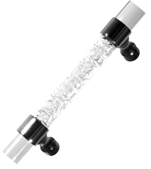 Hand Chiseled 1 Inch Acrylic Clearwater Pull
