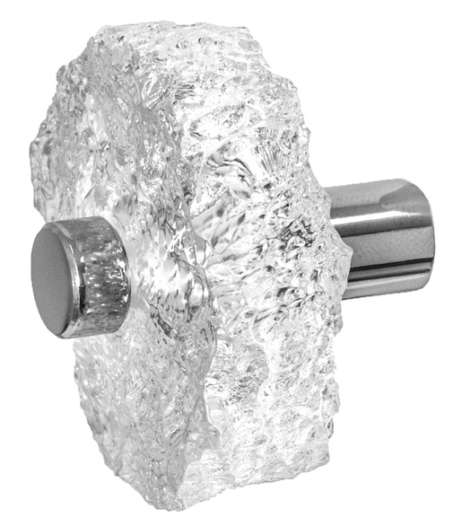 Round Clearwater Shower Knob Pair