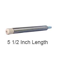 5-1/2 Inch Long Stainless Steel Baseboard Door Stop, FII-DS-SS-5.5