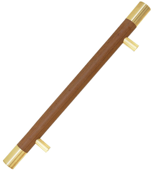 1 Inch Diameter Wooden Pull with End Caps