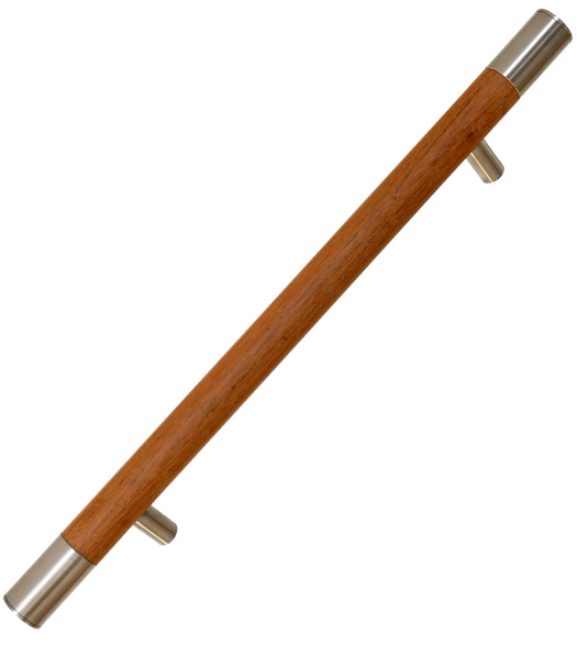 1-1/2 Inch Wood Door Pull with Sleeves