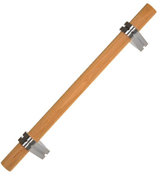 1-1/2 Inch Laramie Wooden Door Handle
