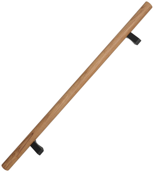 Lewis Wood Pull with Stainless Steel Brackets