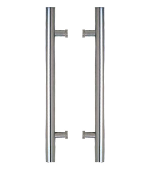 1-1/2 Diameter Stainless Wasatch Door Pulls