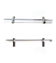 Modern Acrylic 8 Inch Cabinet Handle, First Impressions CB-YRK1008ACBAL