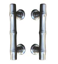Small Bamboo Shower Door Pull, First Impressions SD-GDP625005SBR