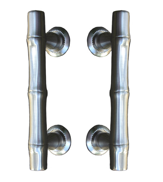 Bamboo Shower Door Pull Set
