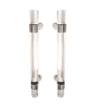 Acrylic 9 Inch Shower Door Pull Pair, First Impressions SD-PCF100009SBR