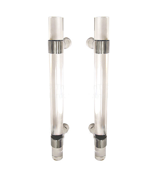 Pacific 9 Inch Acrylic Shower Door Pull Set