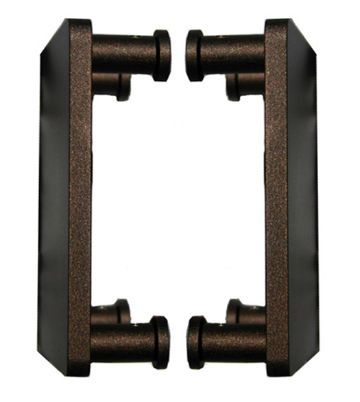 8 Square Glass Door Handles