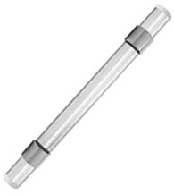 1-1/2 Inch Acrylic Appliance Door Pull, First Impressions AP-PCF150SBR