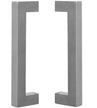 12 Inch Sierra Shower Door Pull Set, First Impressions SD-SER100012SAL
