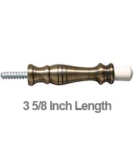 3-5/8 Inch Decorative Door Stop, First Impressions FII-SMR-1225