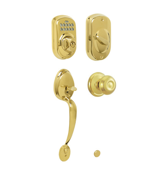 Oval Plymouth Keypad Handleset With Knob
