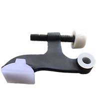 Hinge Pin Door Stop with Extra Large No-Mark Door Pad, Fusion HPDS-N