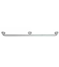 42 Inch Stainless Steel ADA Compliant 3 Post Grab Bar, Deltana GB42CPU32D