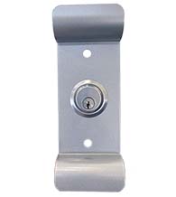 Pull Trim with Rim Cylinder for Panic Device, Global ED-PP05-RC-AL