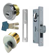 Sliding Store Front Door High Security Mortise Hookbolt Lockset, Mul-T-Lock Cylinders, TH1102-PM