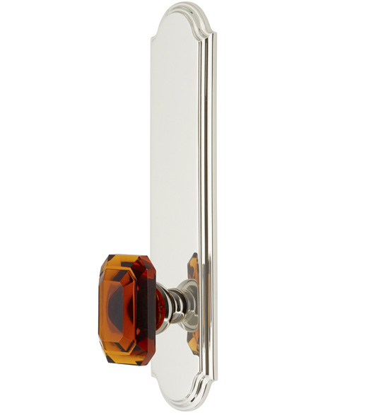 Amber Knob with Arc Plate
