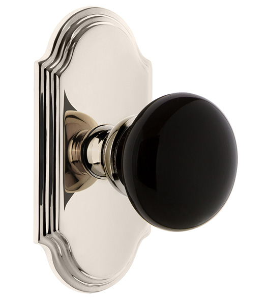 Arc Short Plate with Coventry Knob