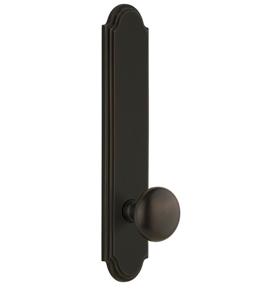 Arc Tall Plate with Fifth Avenue Knob