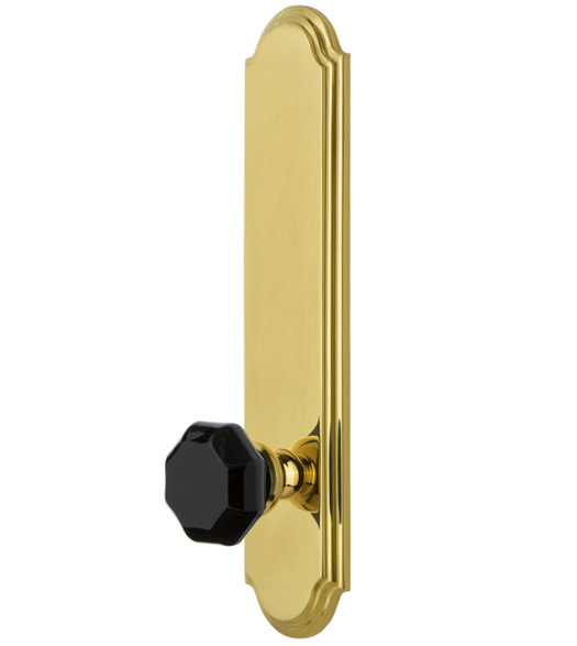 Lyon Knob with Arc Tall Plate