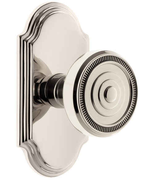 Arc Short Plate with Soleil Knob