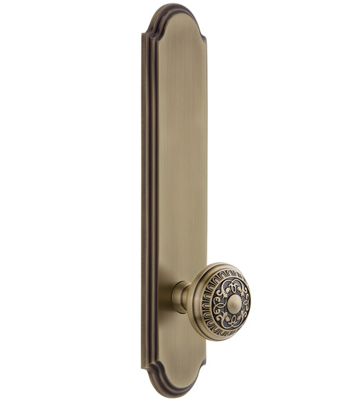 Arc Tall Plate with Windsor Knob