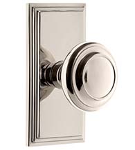 Circulaire Knob with Carre Plate, Grandeur CARCIR