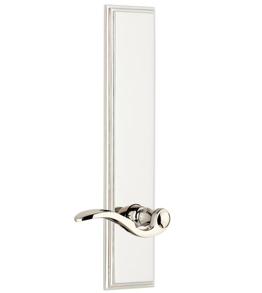 Carre Tall Plate with Bellagio Leverset