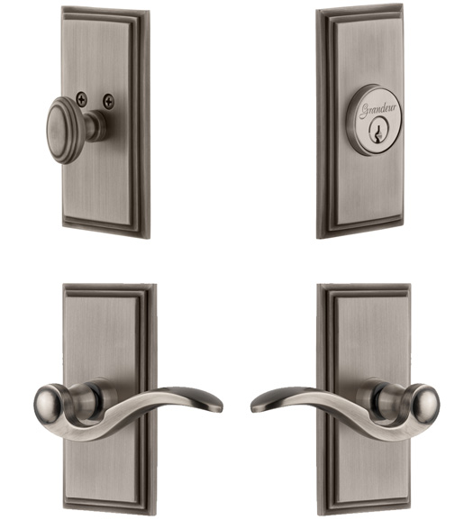 Carre Plate with Bellagio Lever Combo Pack