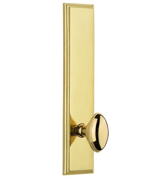 Carre Tall Plate with Eden Prairie Knob