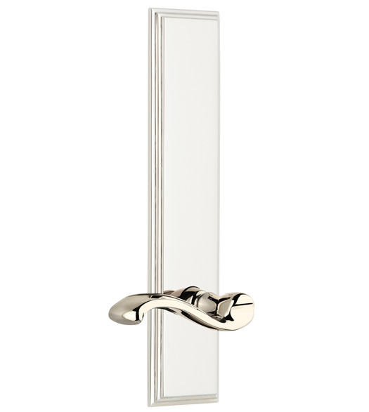 Carre Tall Plate with Portofino Leverset