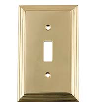 Deco Single Light Switch Cover, Grandeur DECSWPLTT1