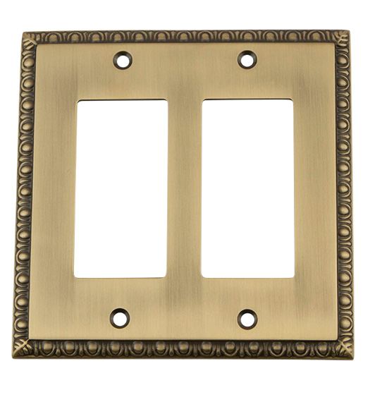 Egg and Dart Rocker Light Switch Plate