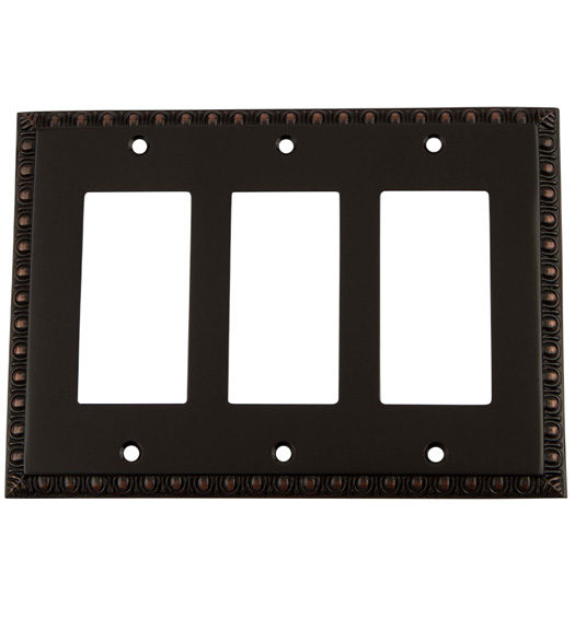 Egg and Dart Triple Rocker Cover