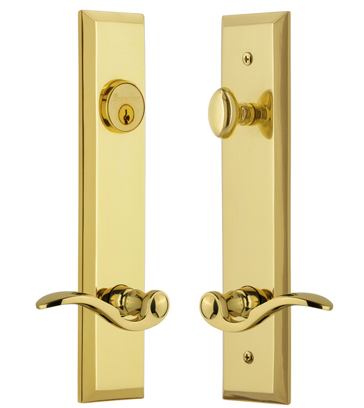 Fifth Avenue Tall Plate with Bellagio Lever
