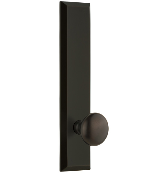 Fifth Avenue Tall Plate with Matching Knob