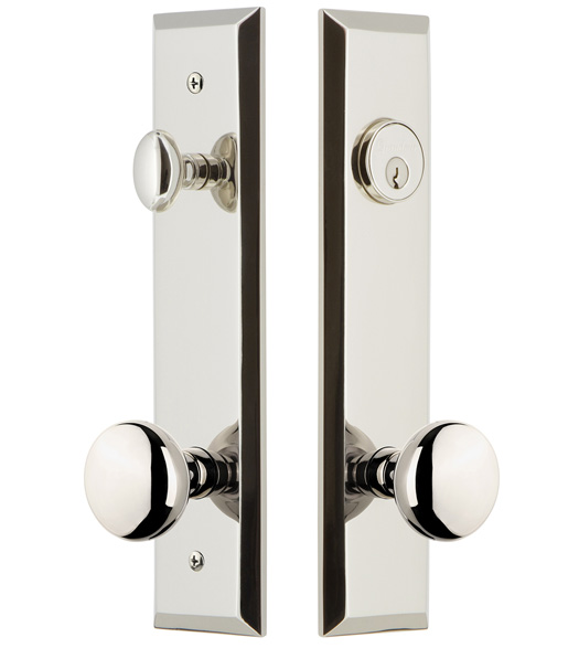 Fifth Avenue Plate with Fifth Avenue Knob