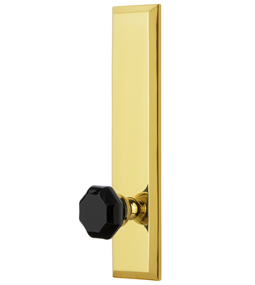 Fifth Avenue Tall Plate with Lyon Knob