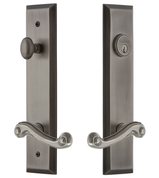 Fifth Avenue Tall Plate with Newport Lever