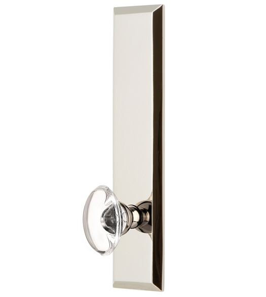 Fifth Avenue Tall Plate with Provence Knob