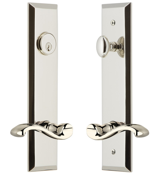 Fifth Avenue Tall Plate with Portofino Lever