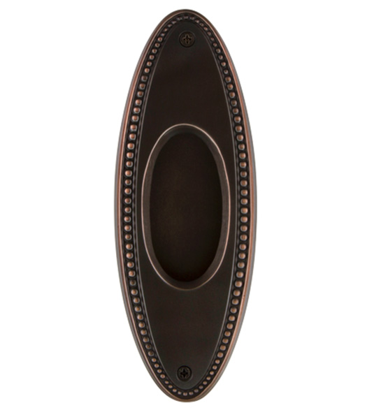 Beaded Pocket Door Flush Pull