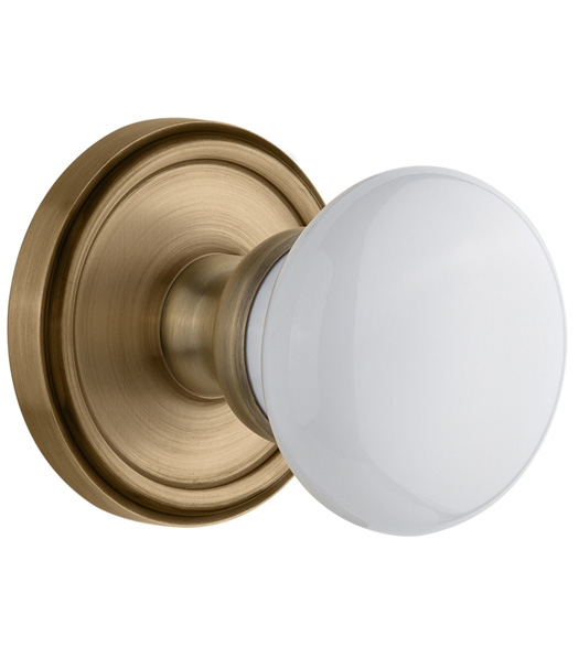 Georgetown Rosette with Hyde Park Knob
