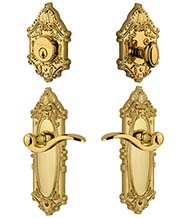 Grande Victorian Bellagio Lever Single Cylinder Combo, Grandeur GVCBELCOM