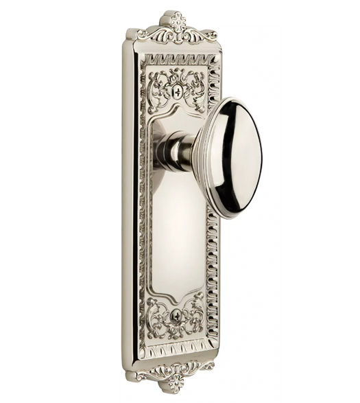Windsor Plate With Eden Prairie Egg Knob