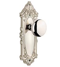 Fifth Avenue Knob With Grande Victorian Plate, Grandeur GVCFAV